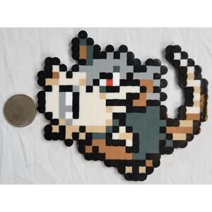 Alolan Raticate Menu Icon Pokemon Perler Bead Pixel Art